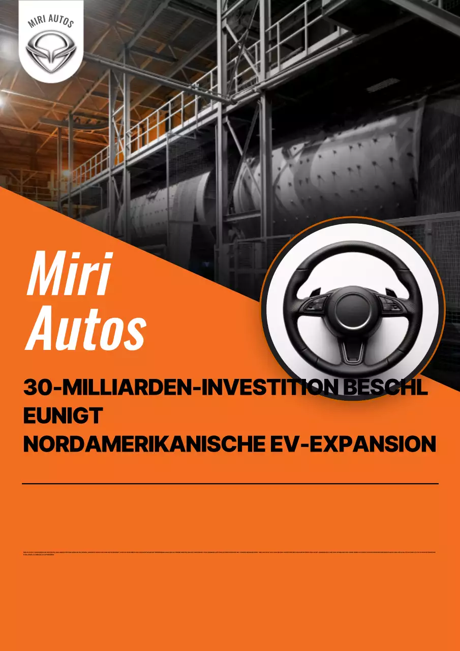 Orangefarbene moderne Autowerbung