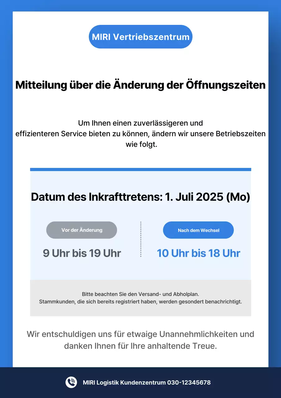 Blue Clean Hinweis-Leitfaden