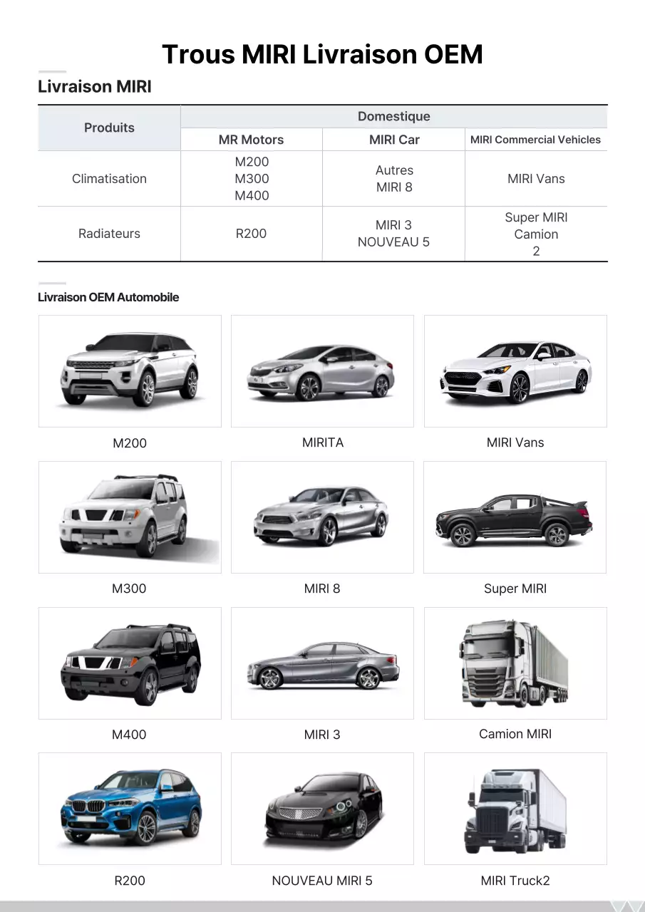 Présentation des produits automobiles de base noirs