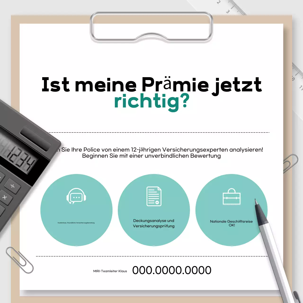 Anzeige von Mint Modern Insurance Consulting