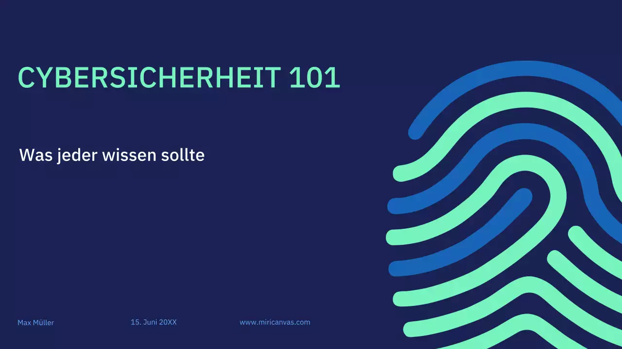 Vortragspräsentation zur modernen Cybersicherheit der Marine