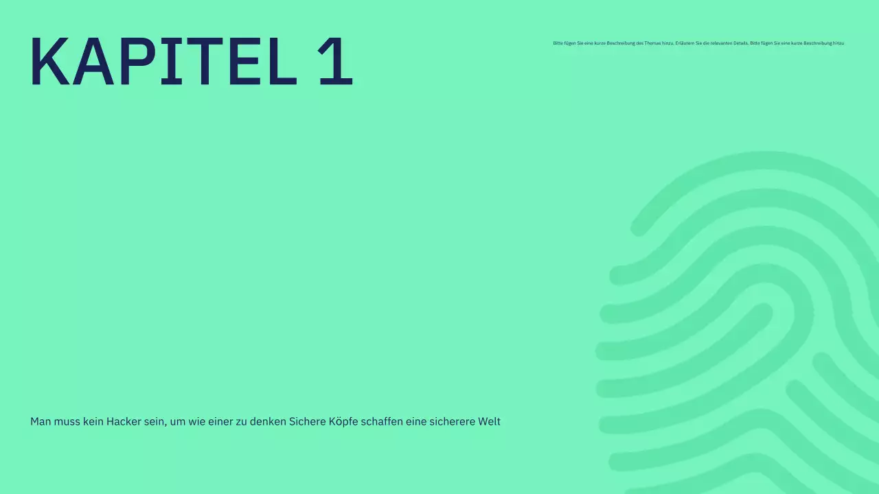 Vortragspräsentation zur modernen Cybersicherheit der Marine