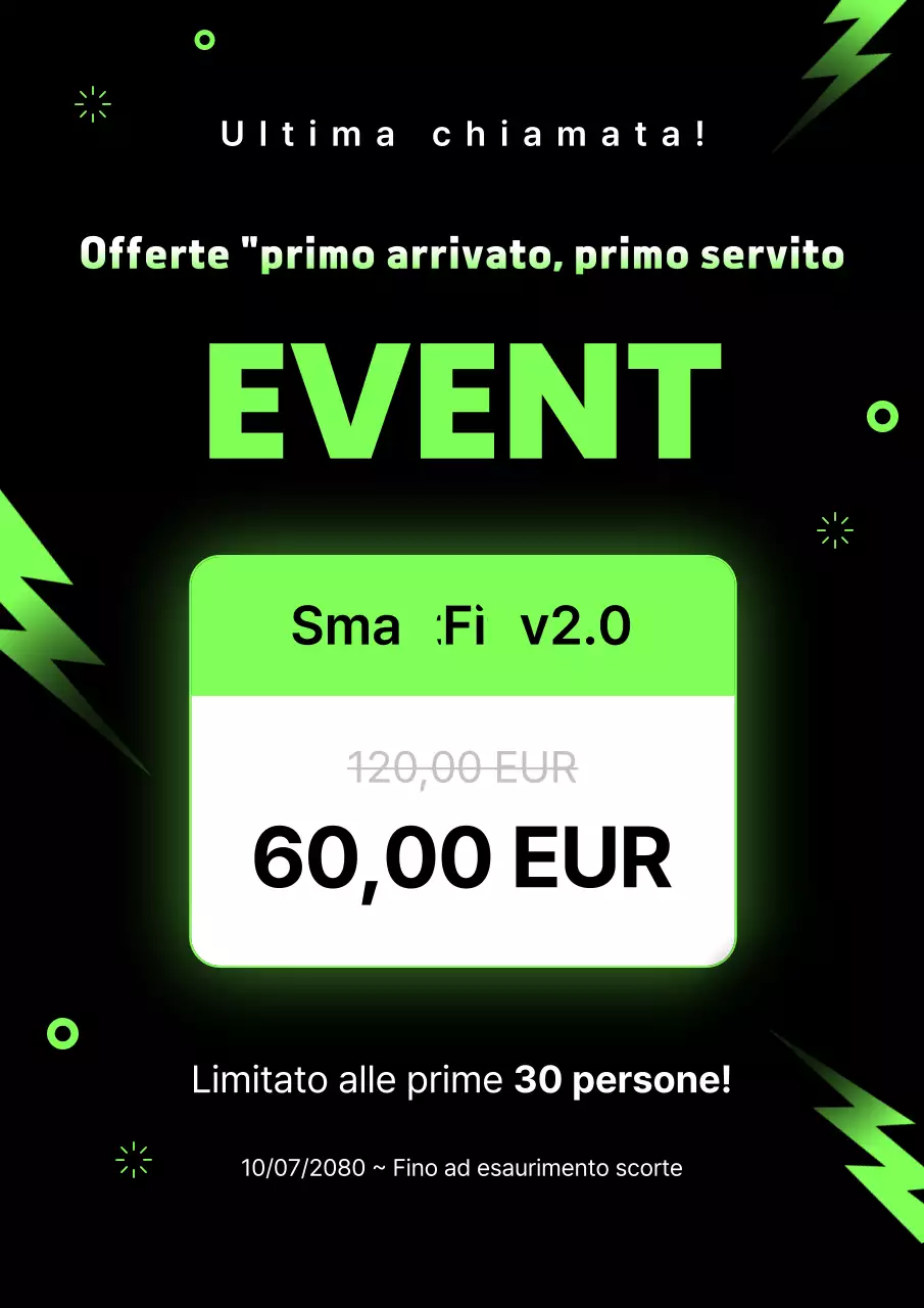 Evento di sconti sugli accessori per auto moderne ed ecologiche