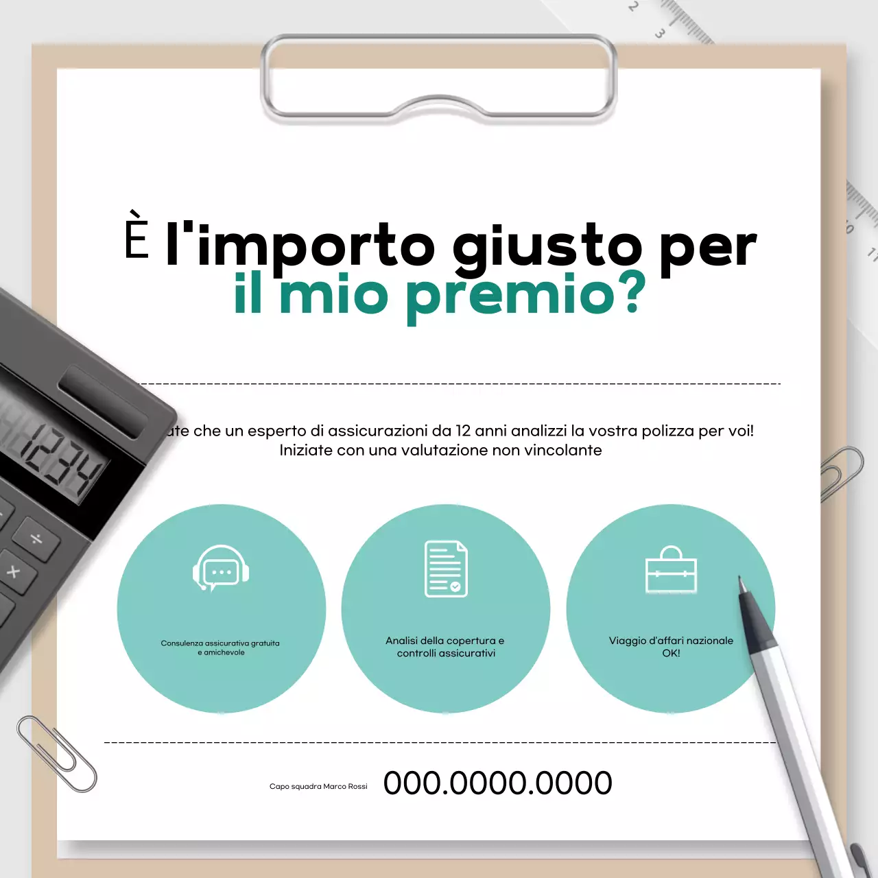 Pubblicità di Mint Modern Insurance Consulting