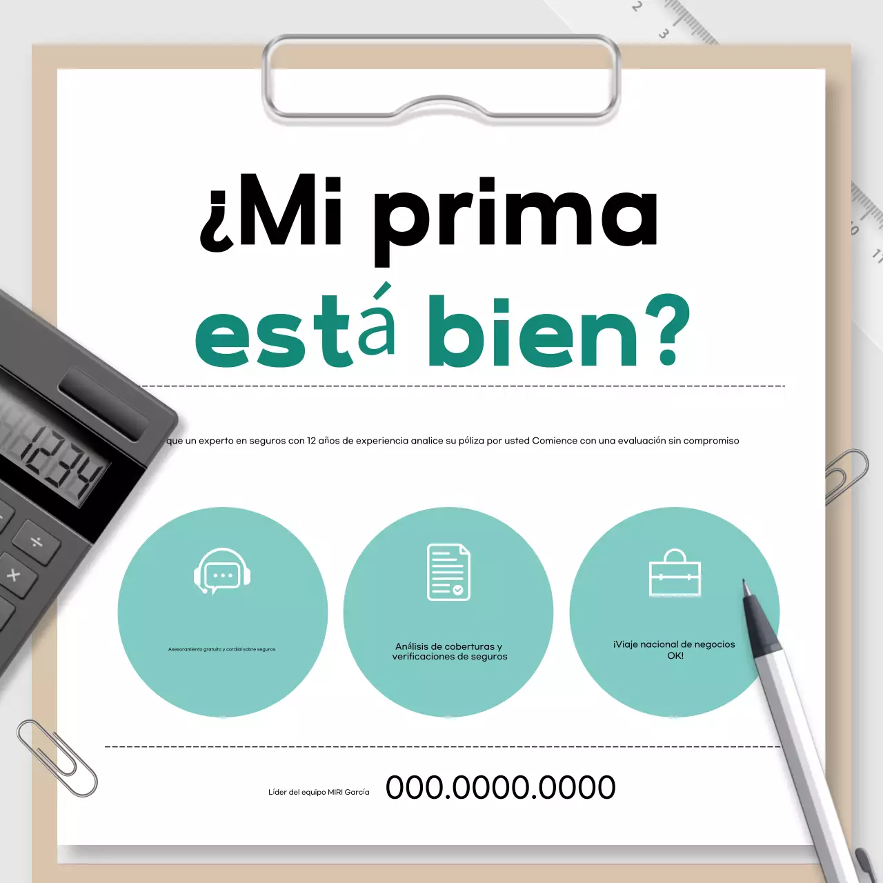 Anuncio de Mint Modern Insurance Consulting