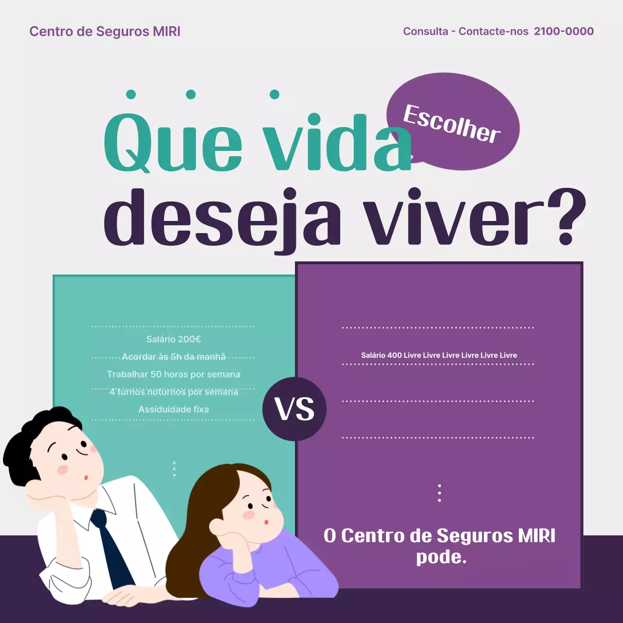 Anúncio de recrutamento de pessoal do Bora Modern Insurance Center