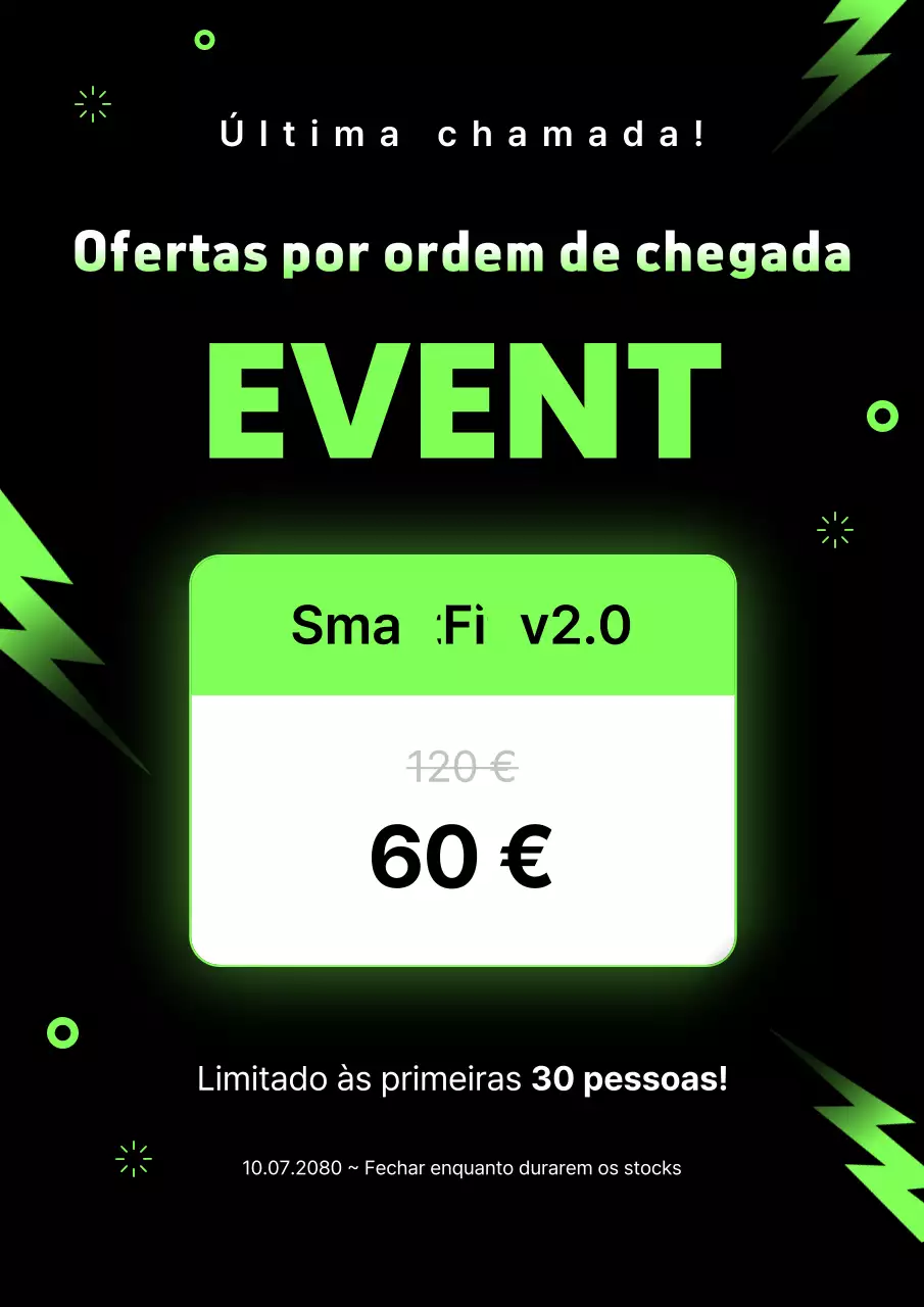 Evento de desconto em acessórios automotivos modernos e ecológicos