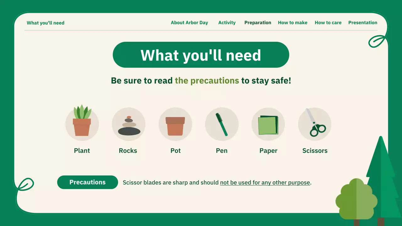 그린 모던 아버 데이 프로모션 프레젠테이션