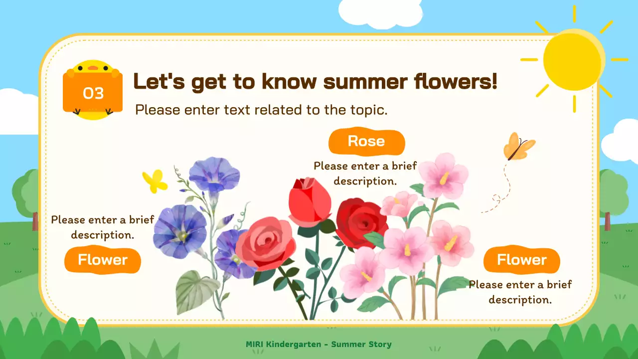 그린 플레이풀 썸머 가이드 프리젠테이션