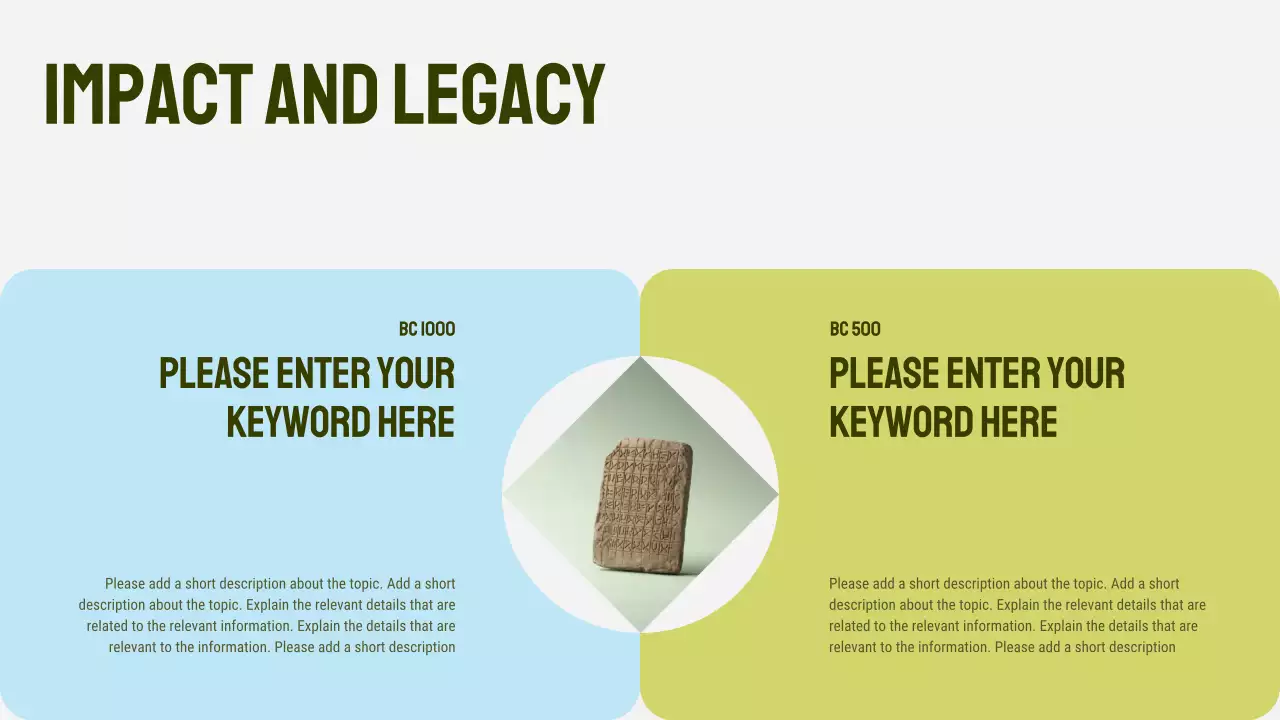 Green Minimal History Class Presentation