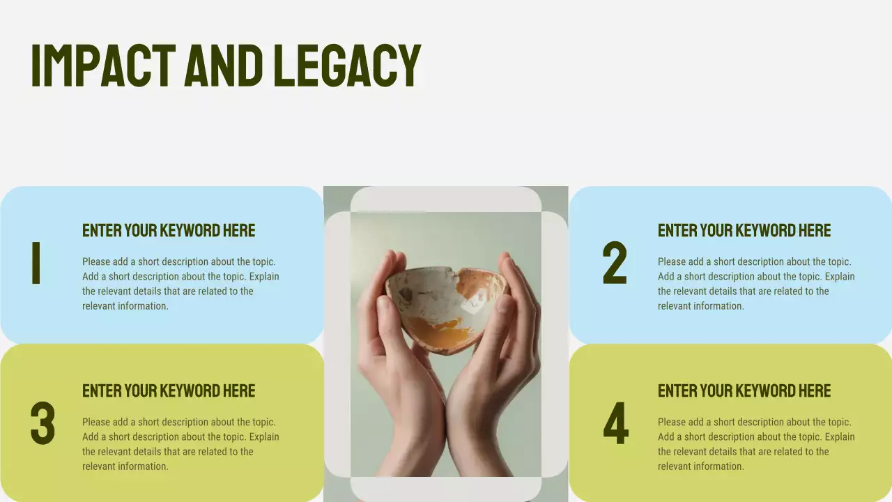 Green Minimal History Class Presentation