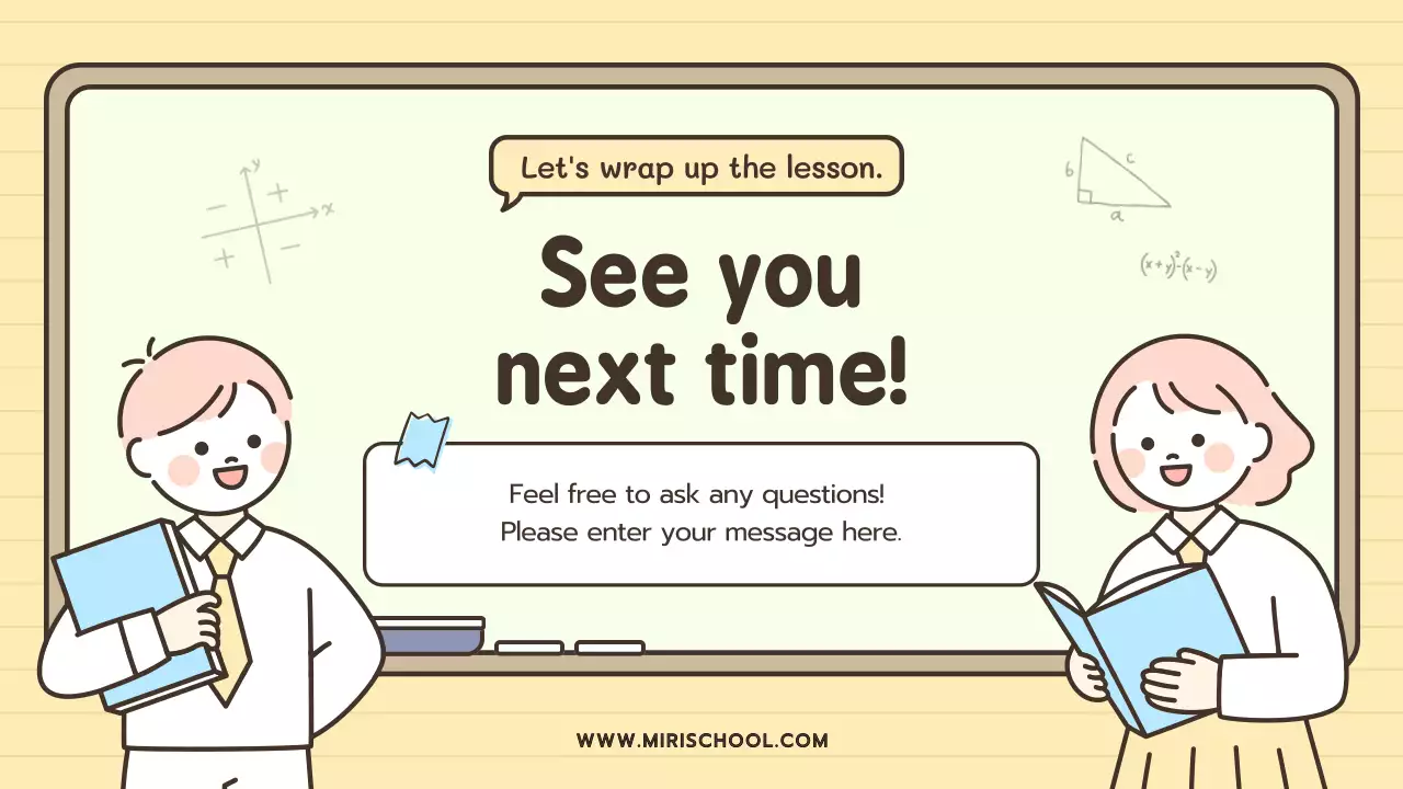 Presentasi Kelas Matematika Sederhana Beige