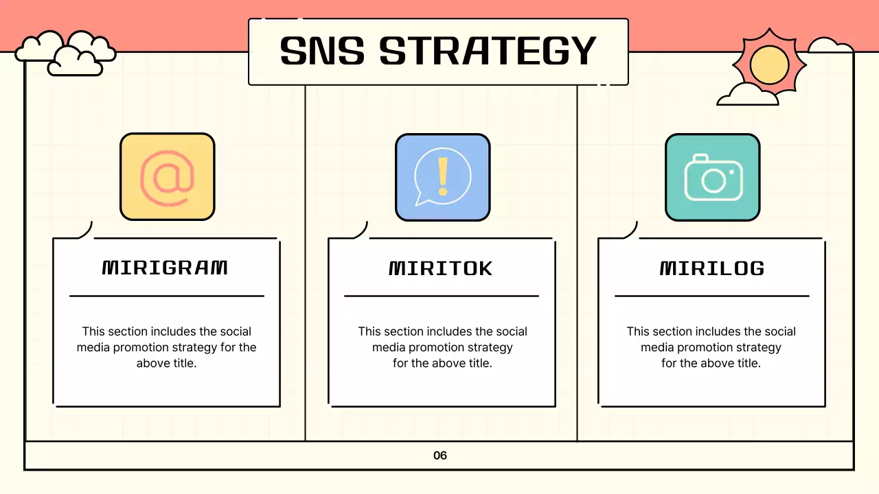 다채로운 현대 마케팅 계획 문서 프레젠테이션