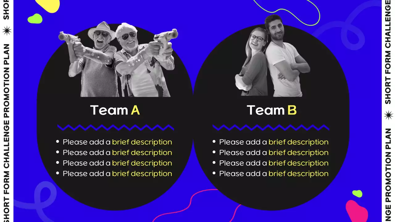 블랙트렌디 뮤직 프로모션 프리젠테이션