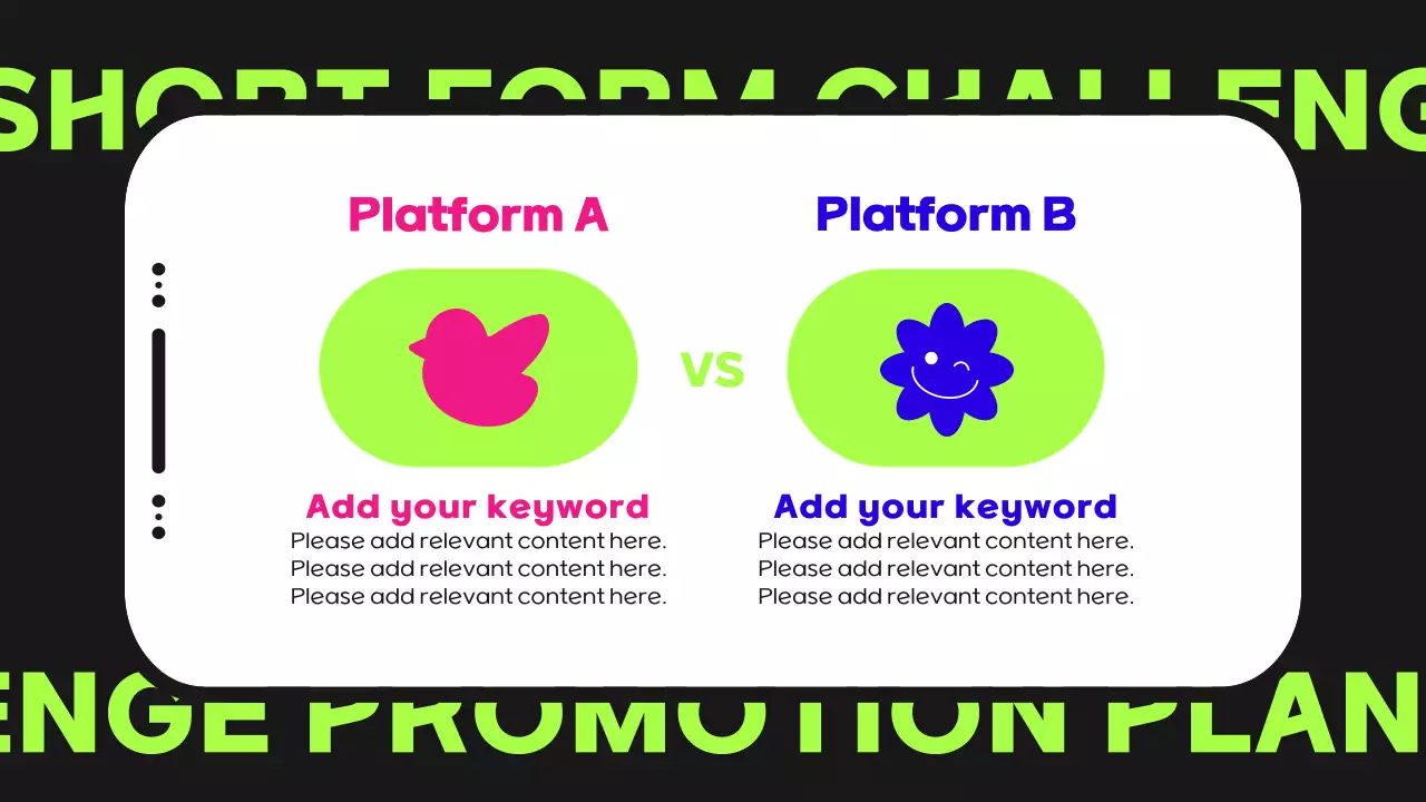블랙트렌디 뮤직 프로모션 프리젠테이션