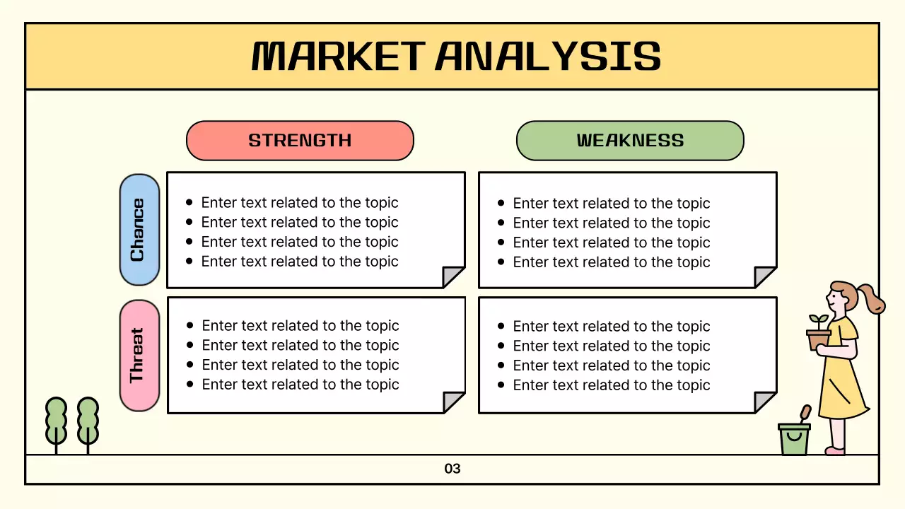 다채로운 현대 마케팅 계획 문서 프레젠테이션