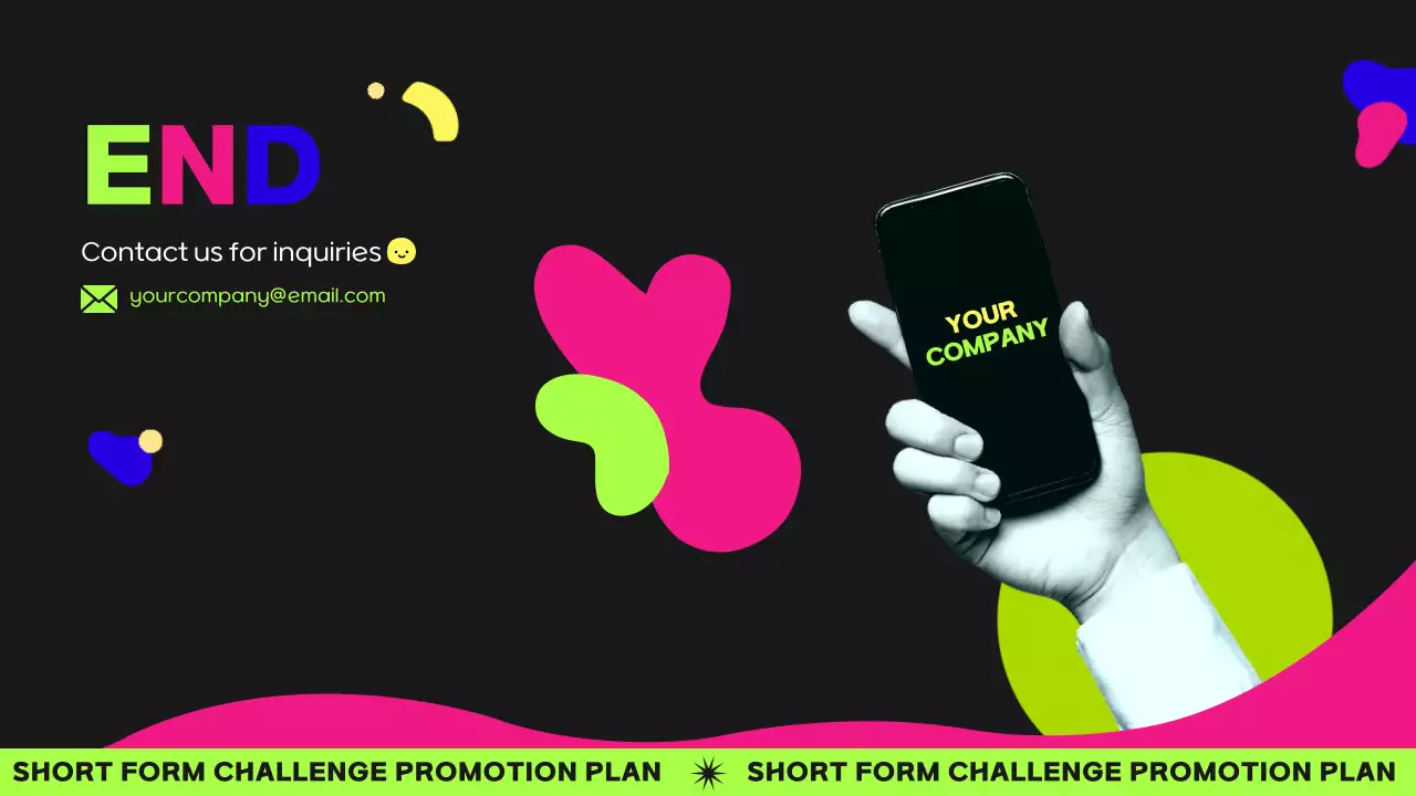 블랙트렌디 뮤직 프로모션 프리젠테이션