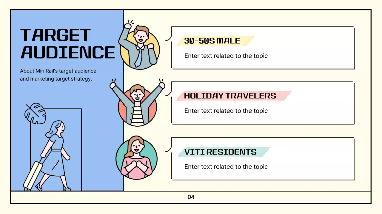 다채로운 현대 마케팅 계획 문서 프레젠테이션
