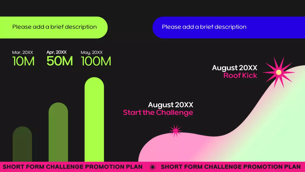 블랙트렌디 뮤직 프로모션 프리젠테이션