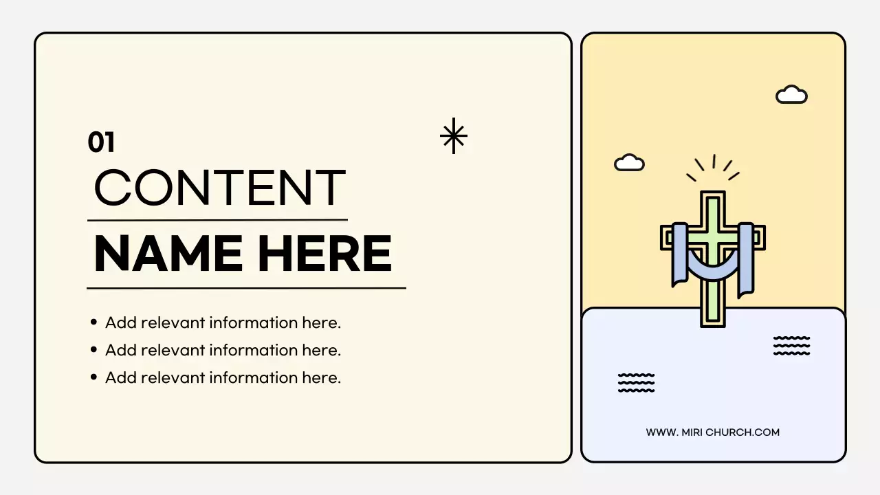 Presentasi Panduan Orientasi Gereja Sederhana Berwarna Beige