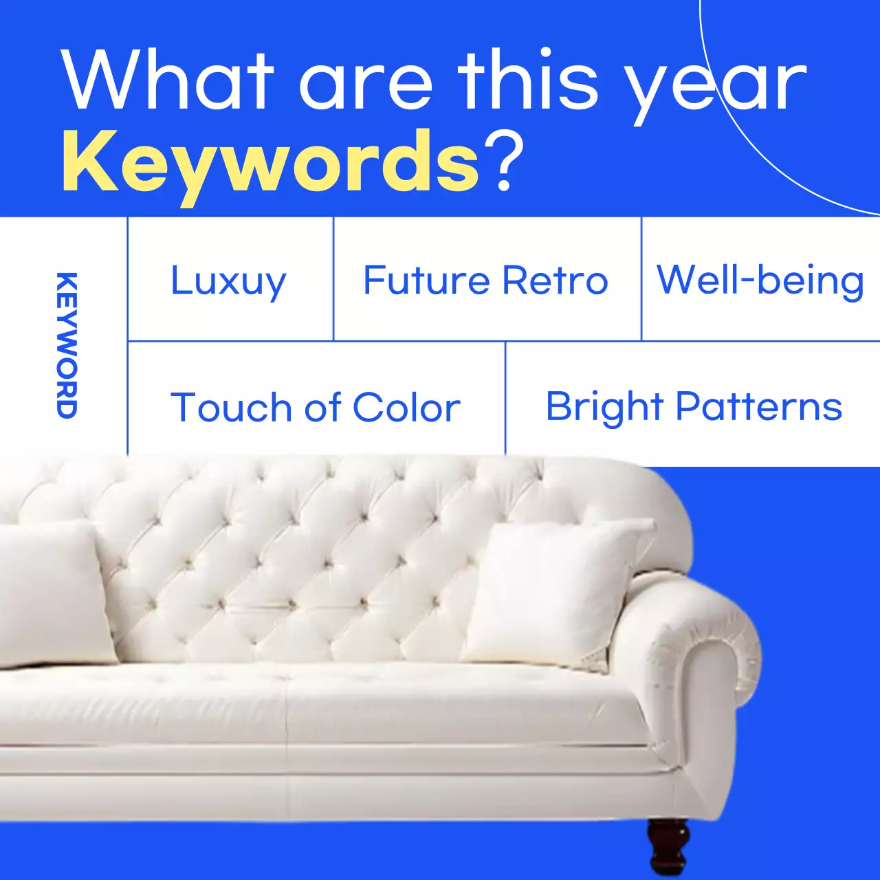 Introducing the blue simple interior trend