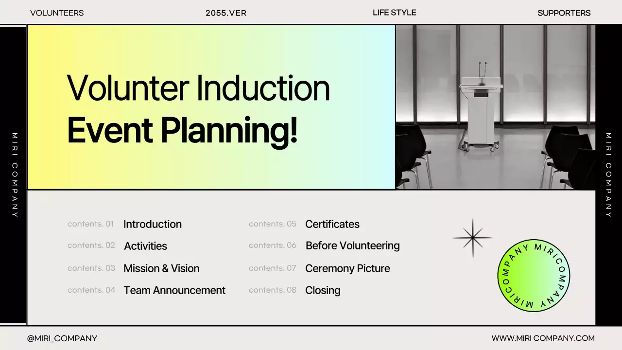 Rainbow Modern Volunteer Guide Presentation