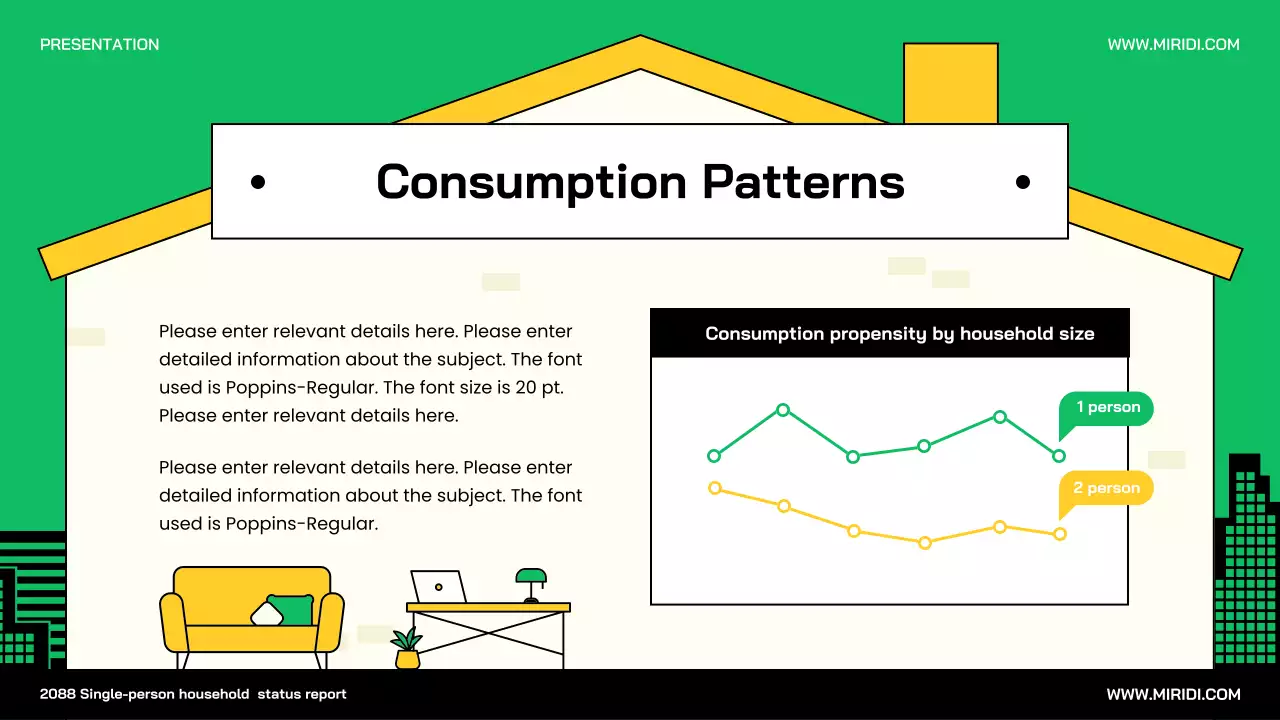 Green Minimal Household Report Presentation