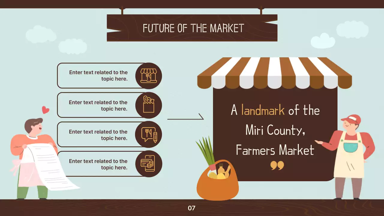 브라운 러스틱 마켓 가이드 프레젠테이션