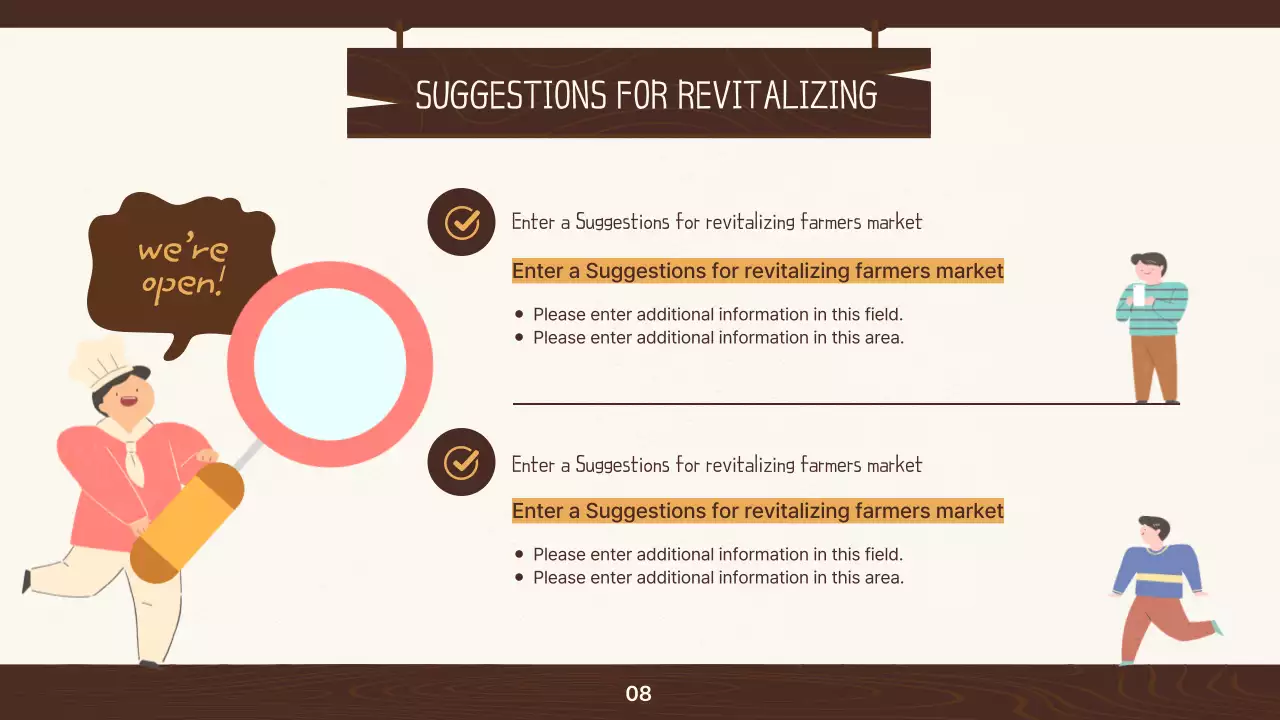 브라운 러스틱 마켓 가이드 프레젠테이션