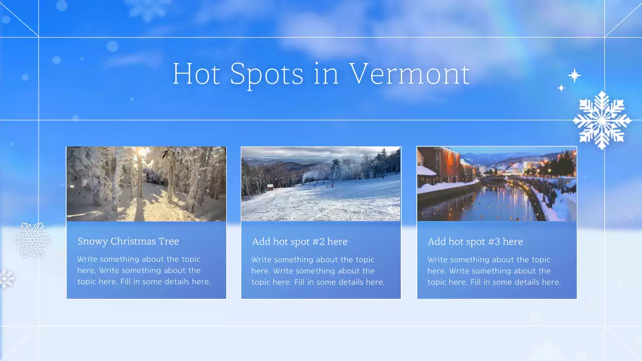 Blue Elegant Winter Promotion Presentation