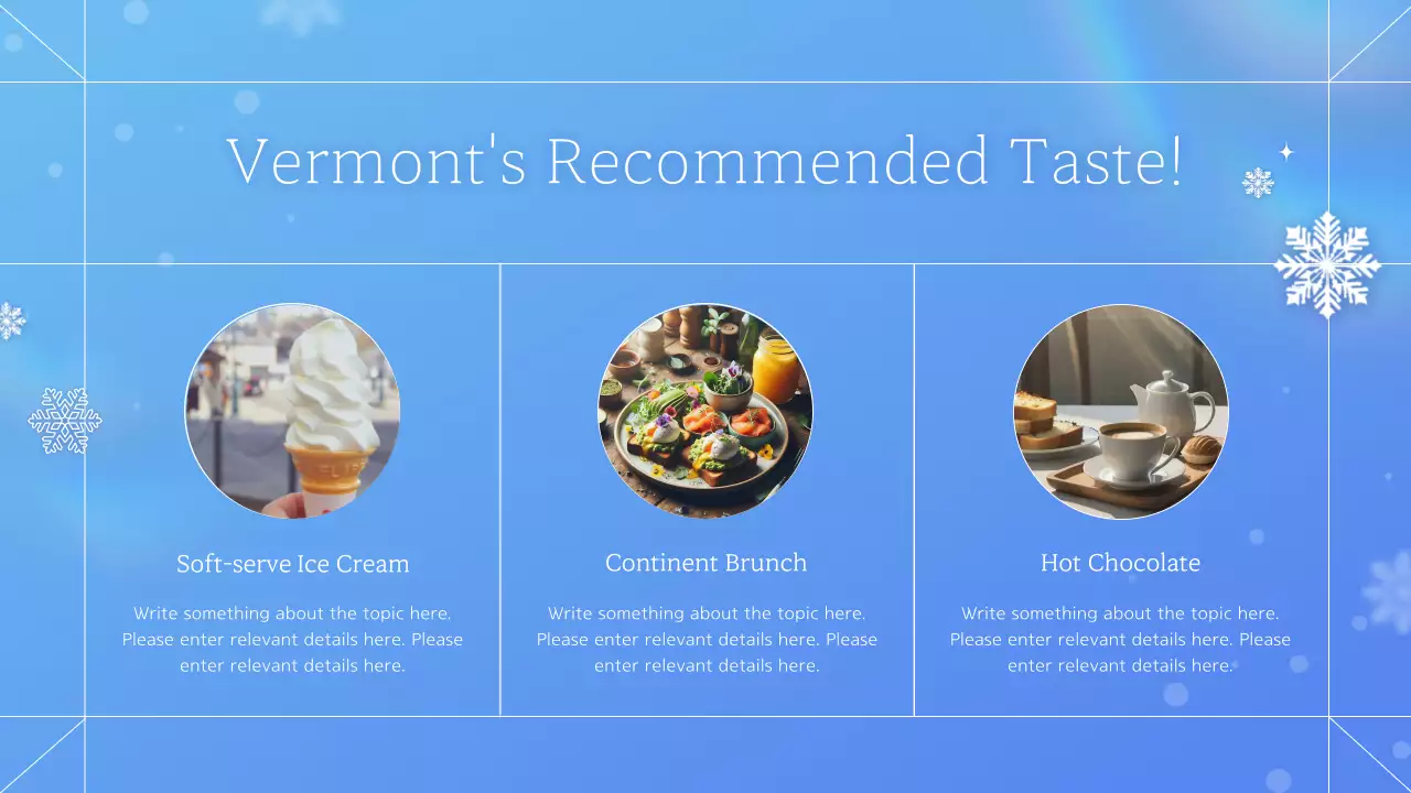 Blue Elegant Winter Promotion Presentation