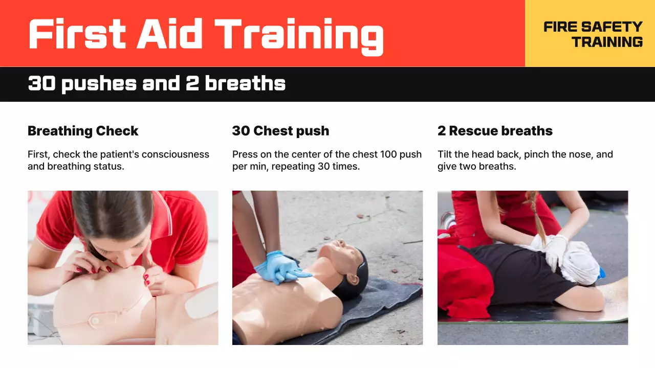 Red Simple Fire 코스 프레젠테이션