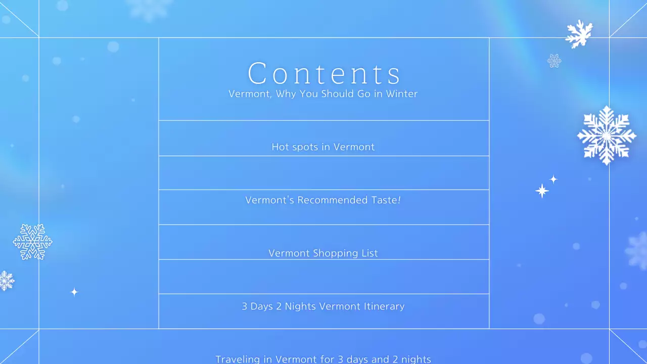 Blue Elegant Winter Promotion Presentation