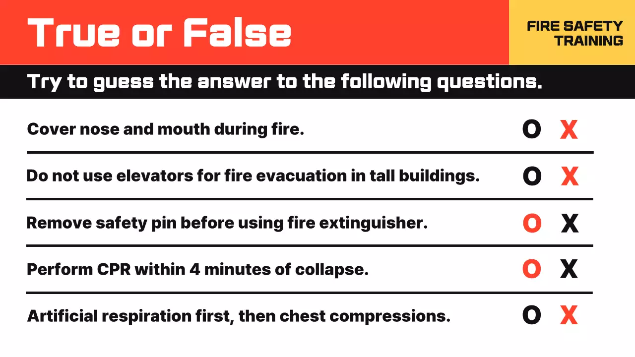 Red Simple Fire 코스 프레젠테이션