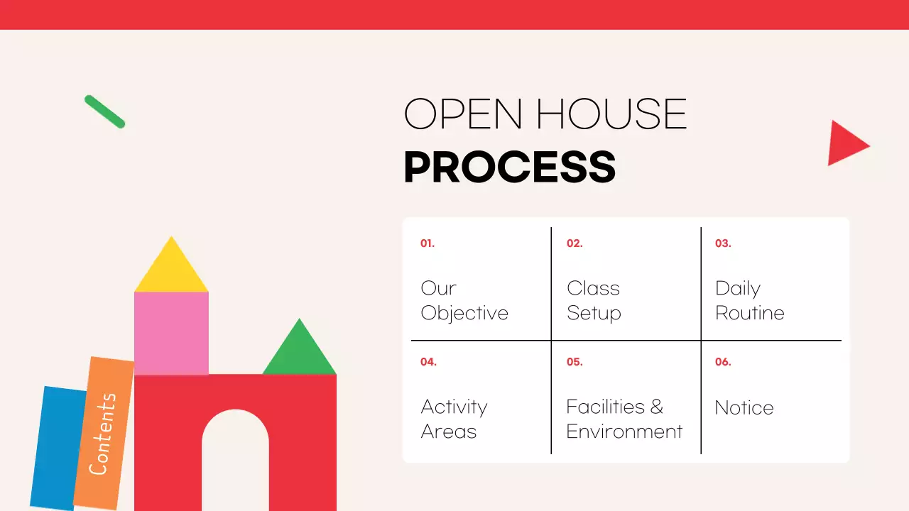 Red Modern Daycare Event Presentation