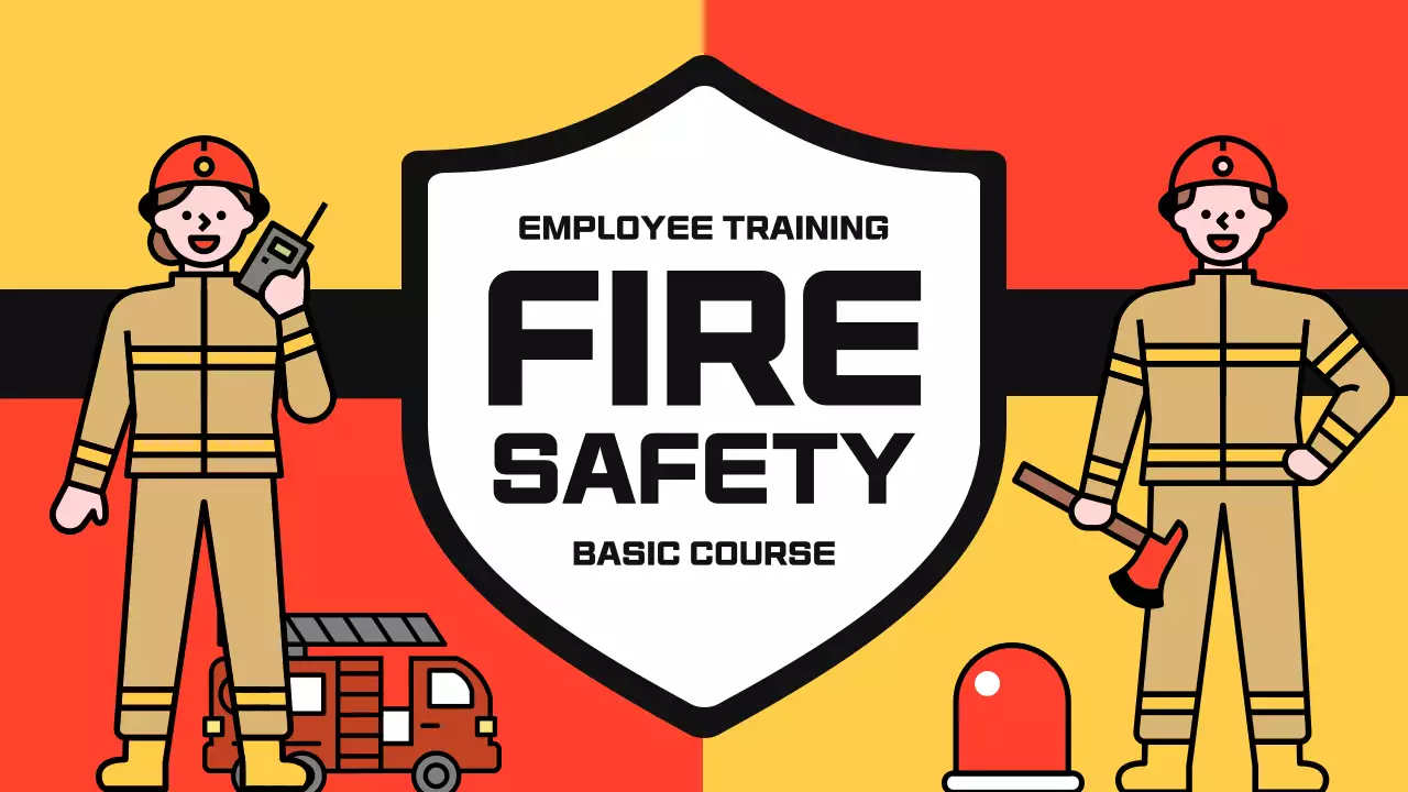 Red Simple Fire 코스 프레젠테이션