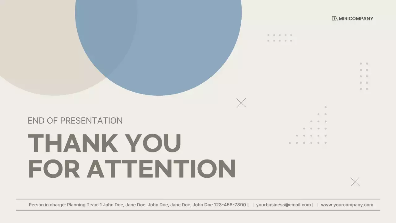 베이지 미니멀 비즈니스 프레젠테이션