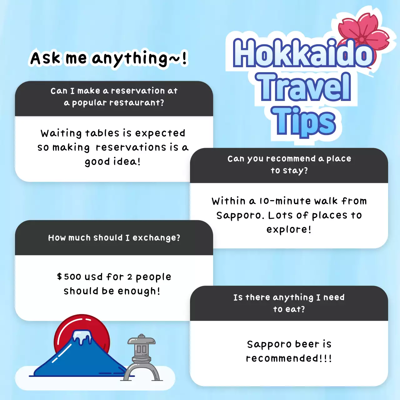 Blue Modern Travel Guide Instagram Carousel