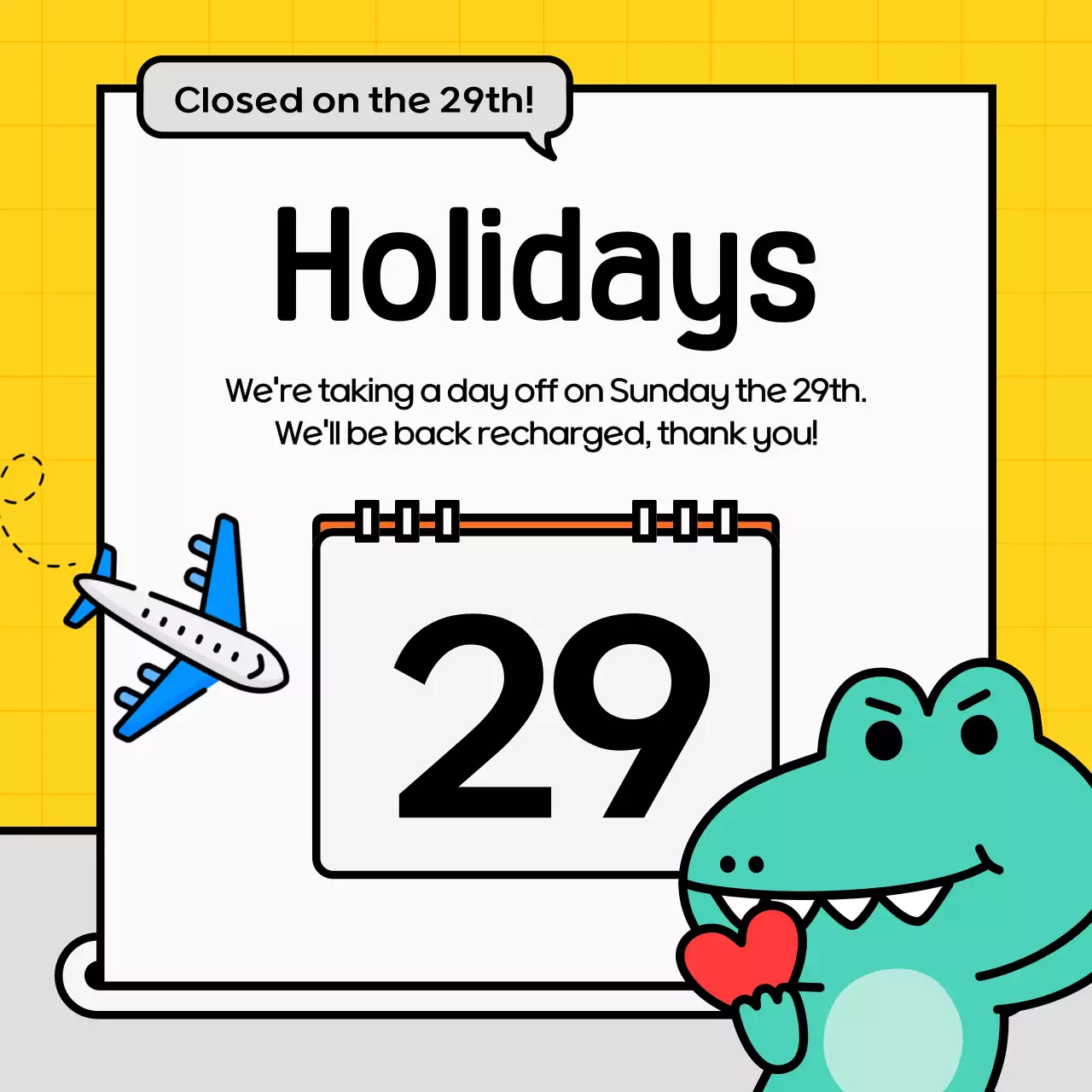 Orange Comic Social Media Promotion Instagram Carousel