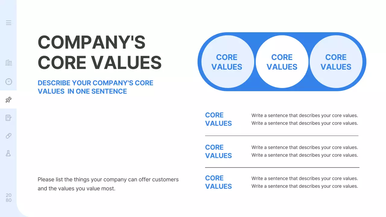 블루 모던 헬스케어 프리젠테이션