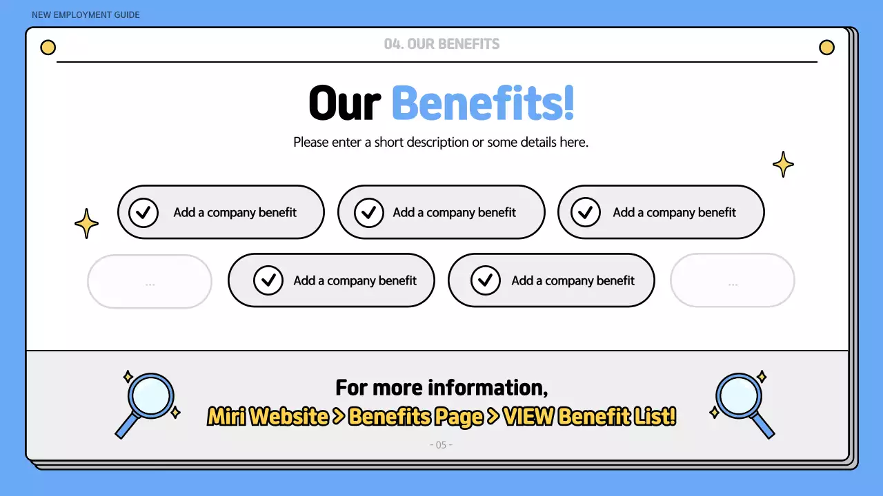 Bài thuyết trình hướng dẫn sử dụng Blue Simple Onboarding