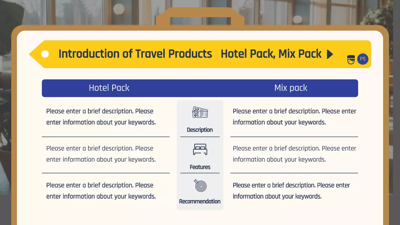 옐로우 모던 여행 가이드 프레젠테이션