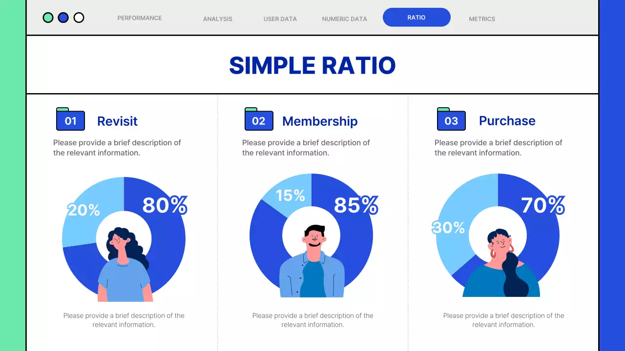 블루 모던 데이터 제안서 문서 프레젠테이션
