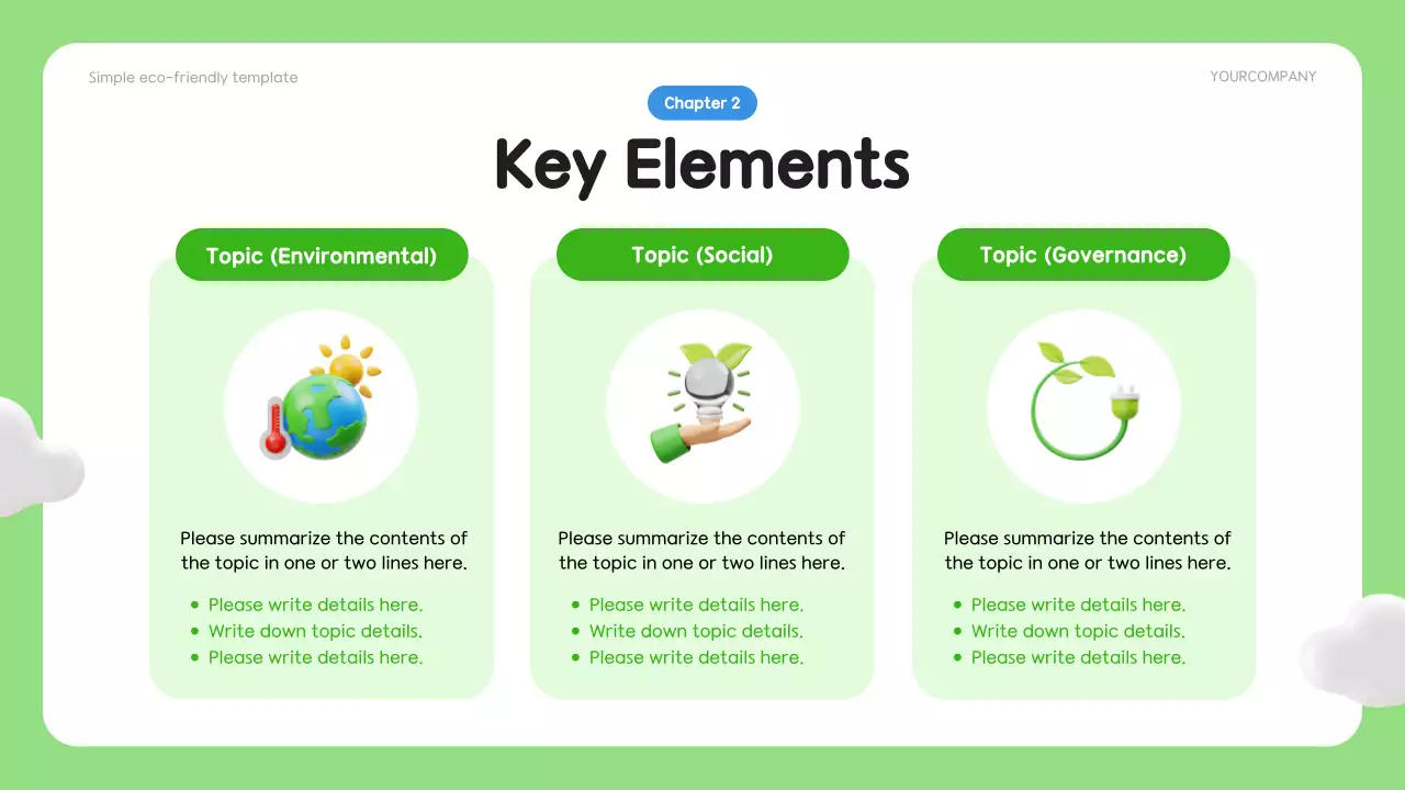 Green Modern Esg Business Plan Presentation