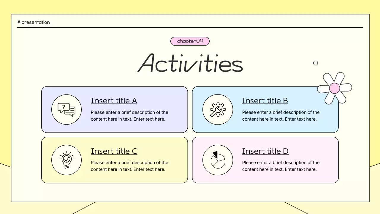 옐로우 심플 워크숍 가이드 프레젠테이션