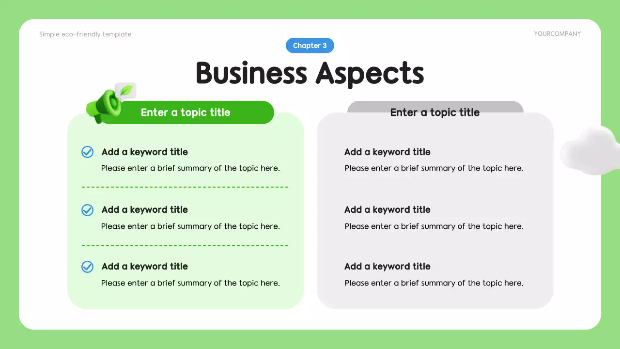 Green Modern Esg Business Plan Presentation