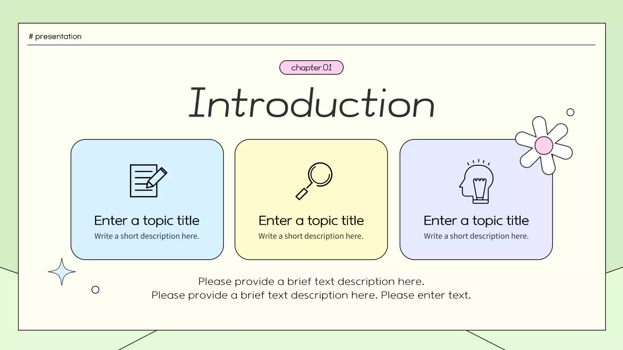 옐로우 심플 워크숍 가이드 프레젠테이션