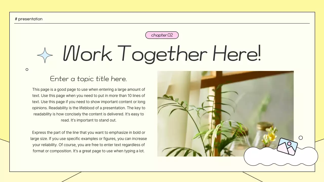 옐로우 심플 워크숍 가이드 프레젠테이션