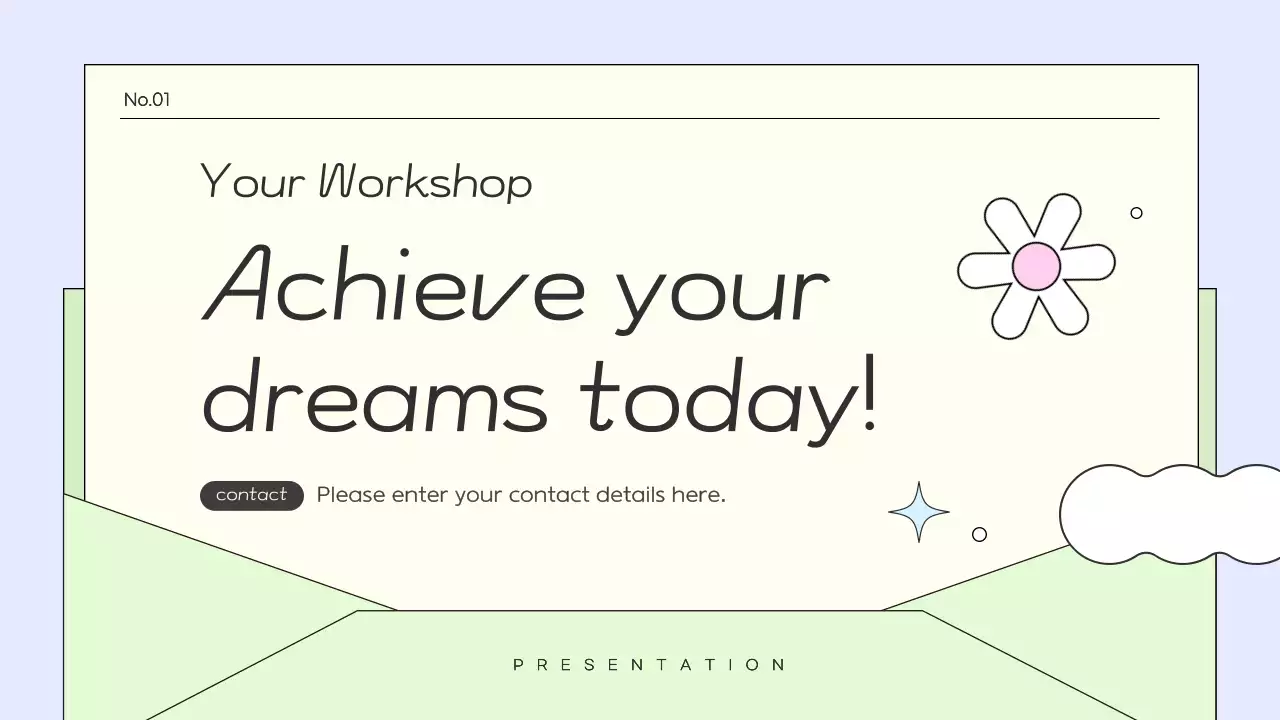 옐로우 심플 워크숍 가이드 프레젠테이션