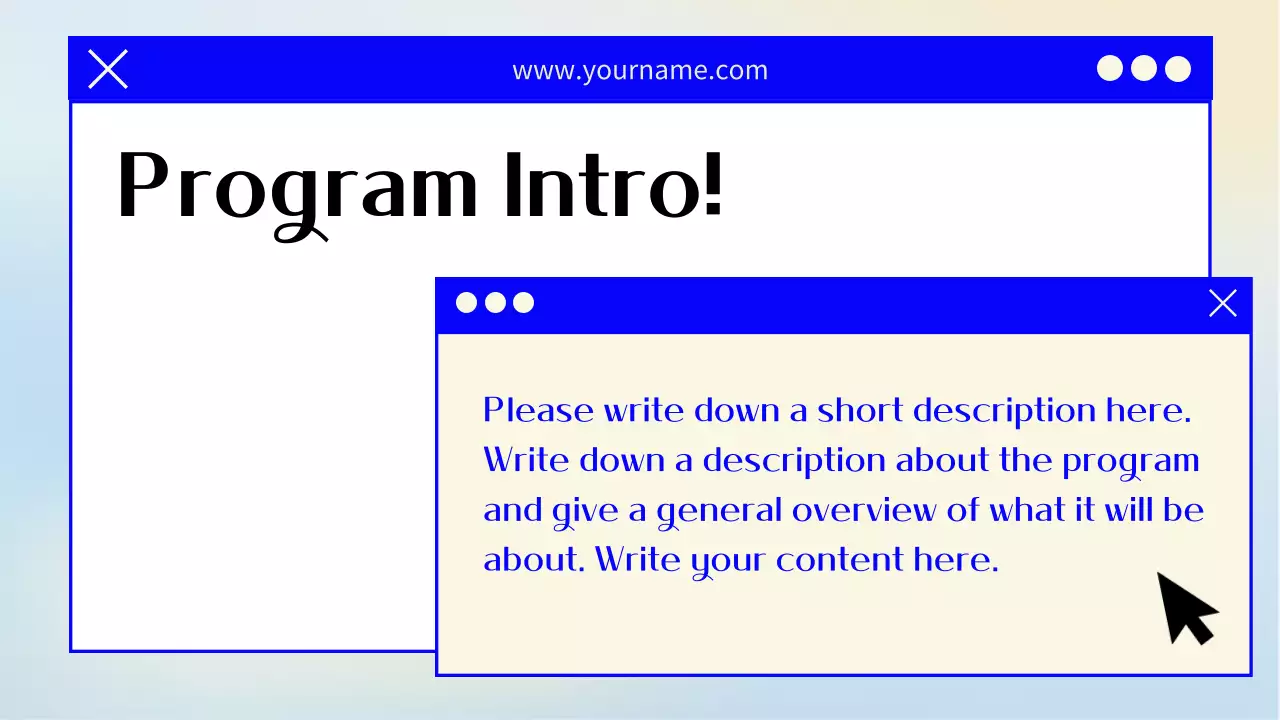 Blue Modern Hiring Guide Presentation